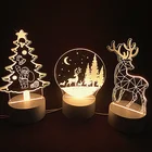 Рождественская светодиодная гирлянда с Санта-Клаусом, светильник щение, рождественские украшения для дома 2021, рождественские украшения, рождественский подарок, новый год 2022