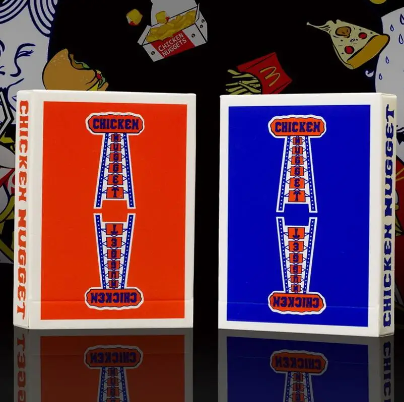 4 цвета курица самородок игральные карты для покера Размер колода HCPC на заказ