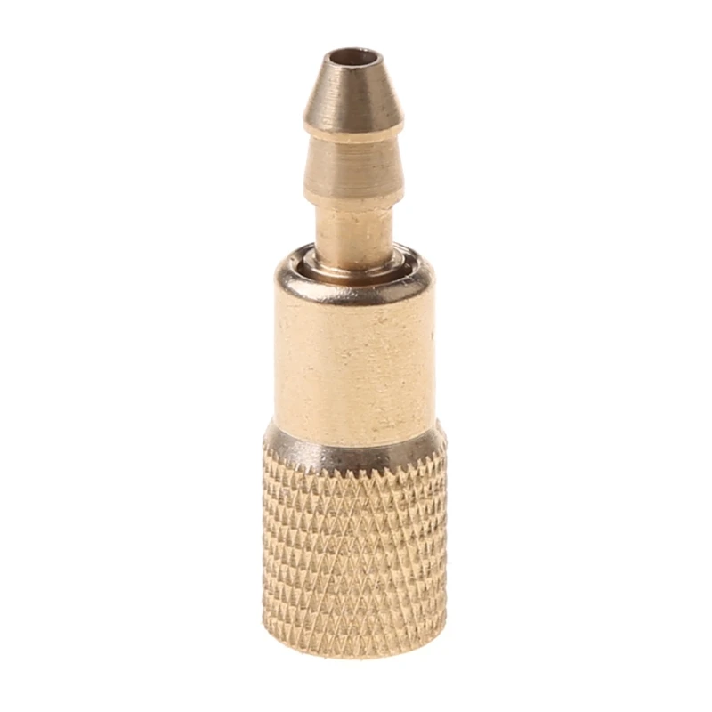 

1PC Car Auto Brass 6mm Tyre Wheel Tire Air Chuck Inflator Pump Valve Clip Clamp Connector Adapter