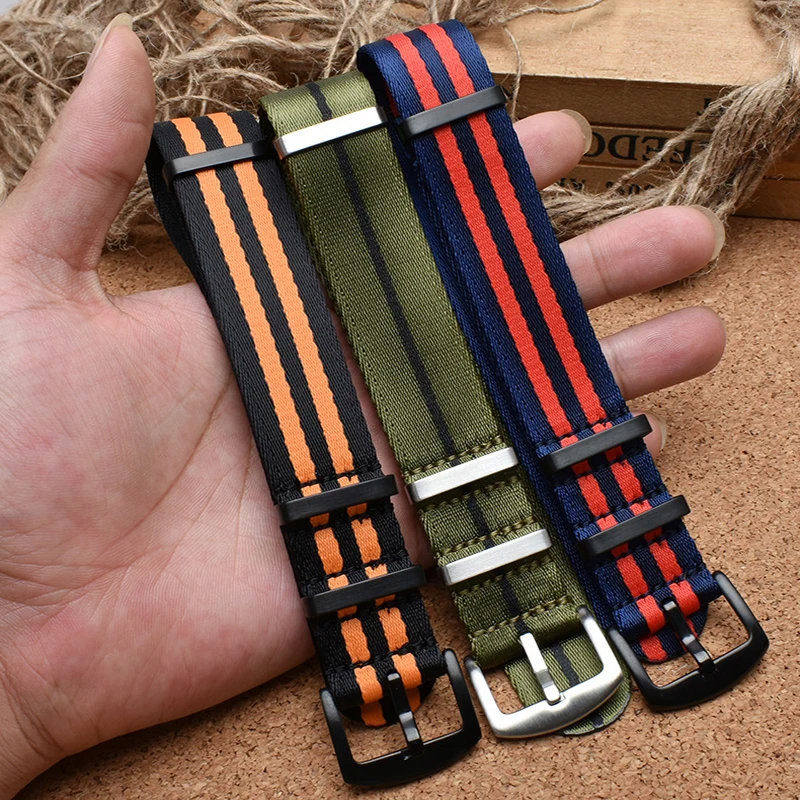 Нейлоновый ремешок для часов Nato военный парашютный с парашютом французских сил