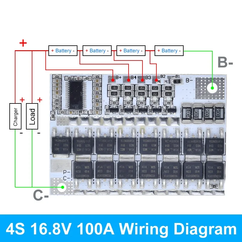 Защитная печатная плата 3s/4s/5s Bms Lmo Ternary устройство для защиты литий ионных