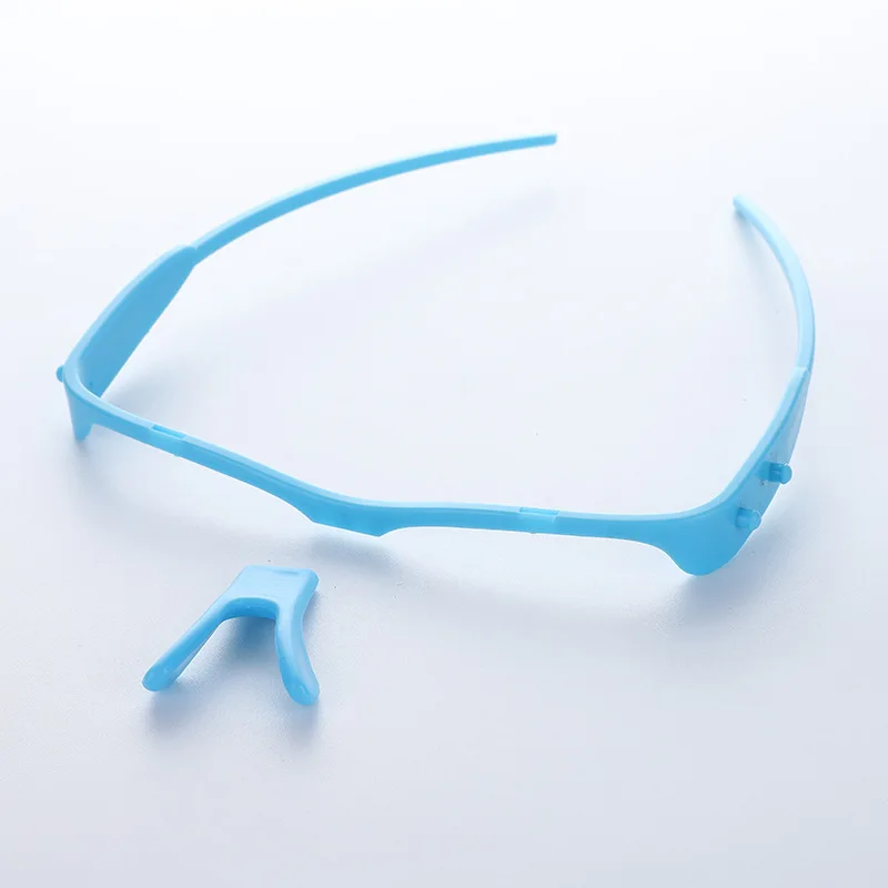

50pc Children Full Face Protective Mask Anti Fog Transparent Kids Face Shield With Glasses Facial Covering Plastic Clear Visor