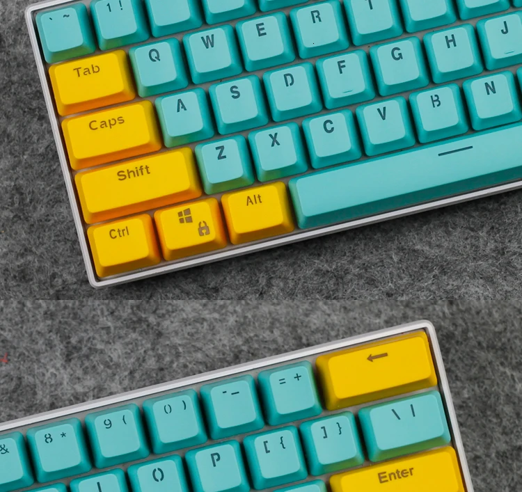 1 комплект ANSI 104 87 Механическая клавиатура PBT с подсветкой ключ колпачок для MX переключатели полупрозрачный ключ крышка s Для EVA Sunshine Dolch queen