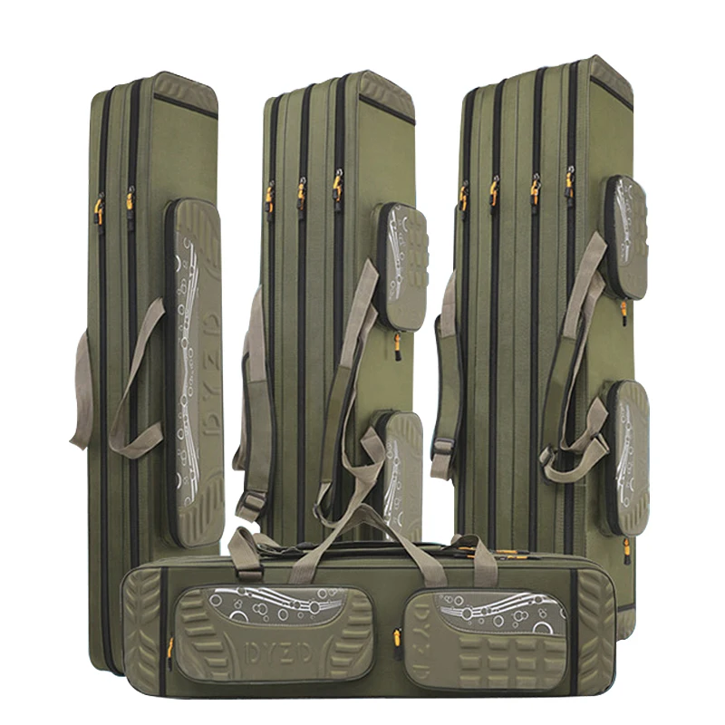 Сумка для рыбалки XA184G 2/3/4 слоя 120 см вместительная хранения рыболовных снастей