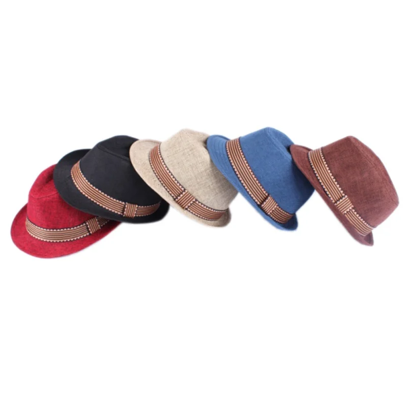 Детская соломенная шляпа для мальчиков и девочек модная от солнца в европейском