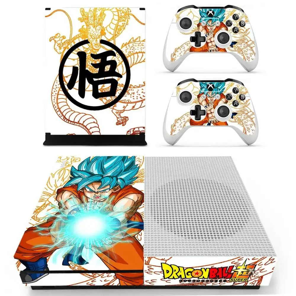 Наклейка s Dragon Ball Супер для Xbox One S Viny наклейки на кожу Pegatina one тонкая консоль и два
