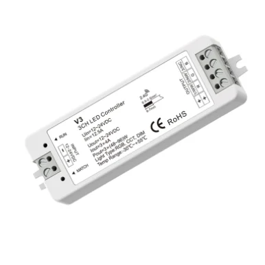 DC12-24V V3 VP V5-M RGBW RGB + CCT контроллер V1 V2 один цвет светодиодный диммер 12V CV RF 2 4G для