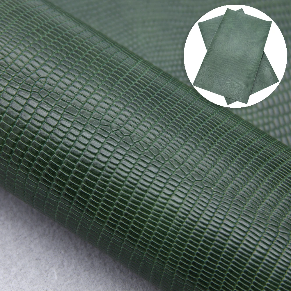 20х34 см однотонные листы из искусственной кожи с узором змеи для изготовления