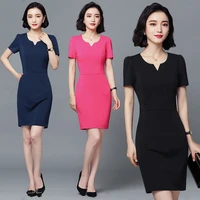 2021 summer stretch large size buttock wrapped womens tight work dress workplace womens office work dress one piece skirt