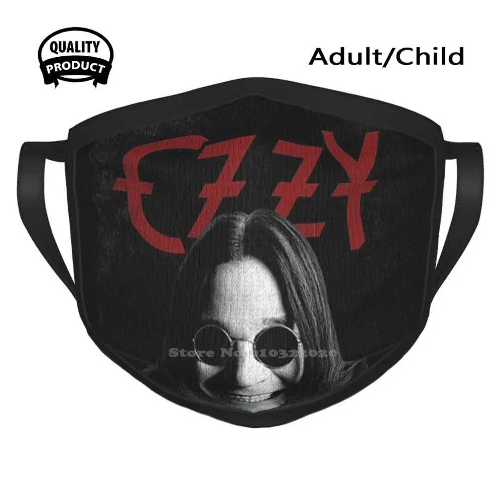 

Ozzy Osbourne Tshirt Soft Warm Mouth Masks Ozzy Osbourne Music Metal Ozzy Guitar Heavy Metal Osbourne Band Black The Black