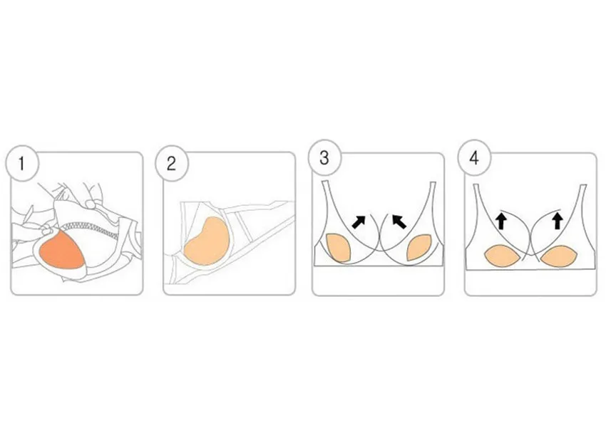 1 пара/лот женские интимные аксессуары подкладка в форме сердца волшебный