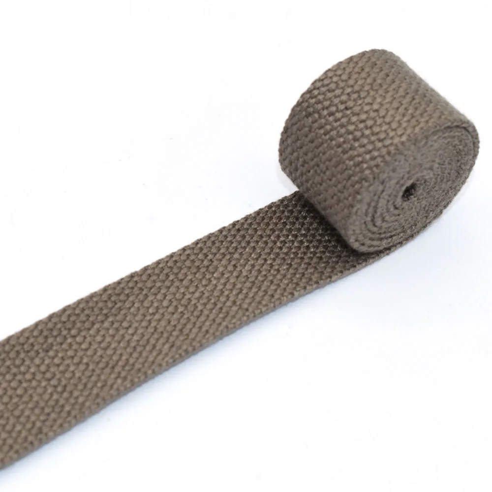 Natural Cotton Webbing belt Key Fobs Purse Bag Straps Leash 1&quotWebbing Luggage Strap Fabric Twill Tape | Дом и сад