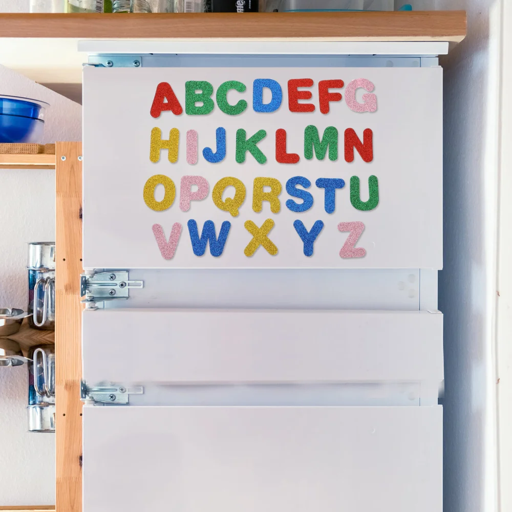 

2 Packs/52pcs Educational Alphabet Sticker Decorative Stickers Letter Stickers