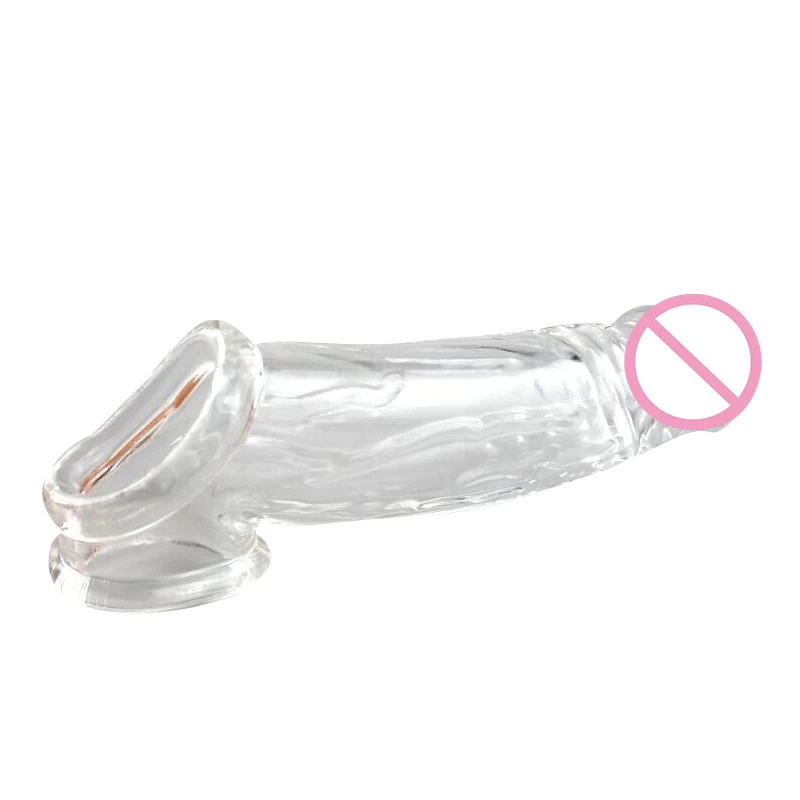 Delay Penis Sleeve Realistic Dildo CondomTextured Extension For Couple Ring Sex Products Adult Toys Men Games Shop | Красота и