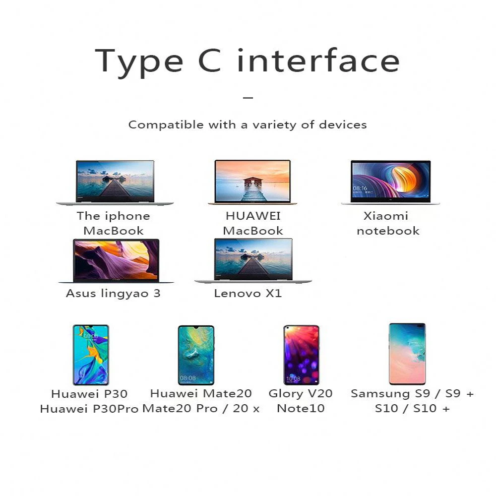 Thunderbolt 2 3 4 In1 USB-C Para HDMI адаптер 2X USB3.0 Тип C PD концентратор для Huawei P20 Pro Samsung DEX galaxy s9 |