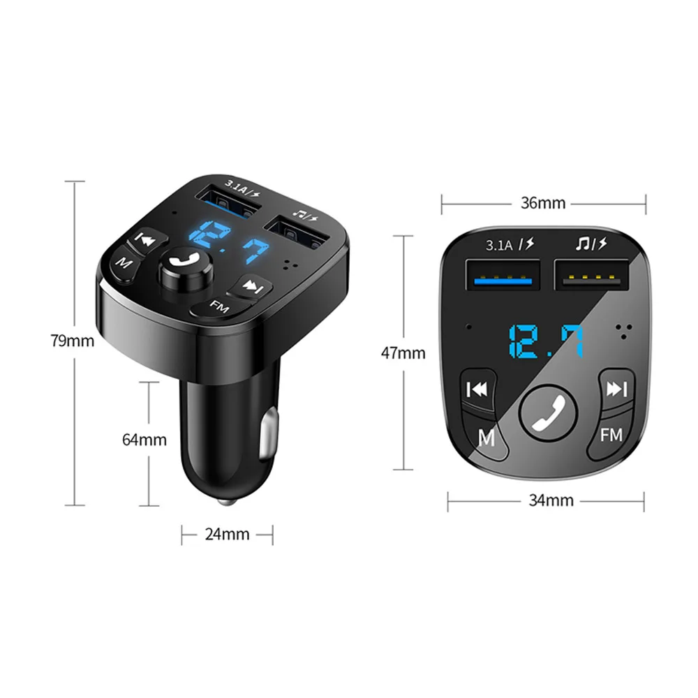 Многофункциональный автомобильный mp3-плеер FM-приемник Bluetooth музыкальный U-диск