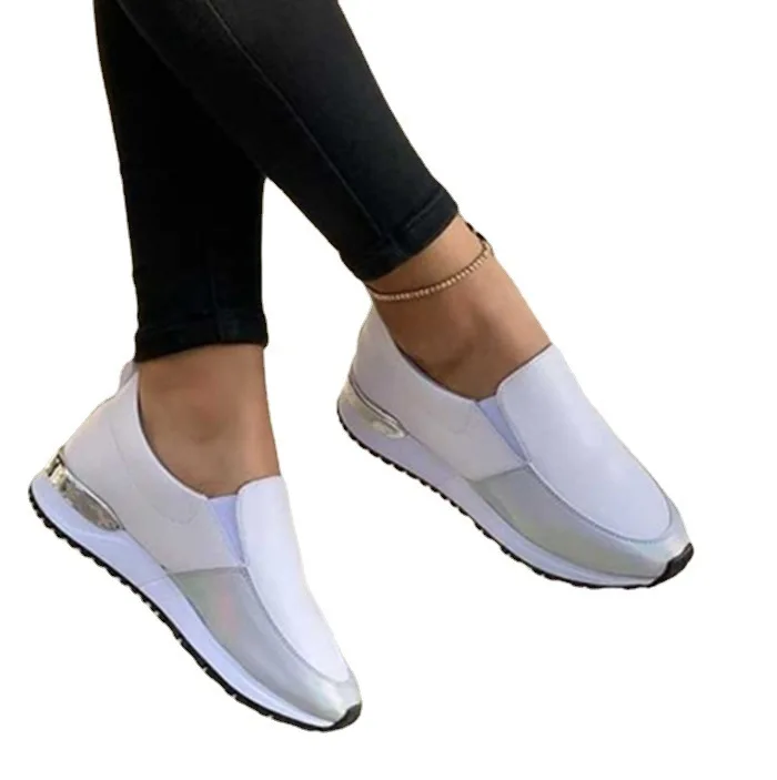

Spring and Autumn Fashion Trend Round Toe Large Size Casual Comfortable Low Heel Flat Women Single Shoes Breathable