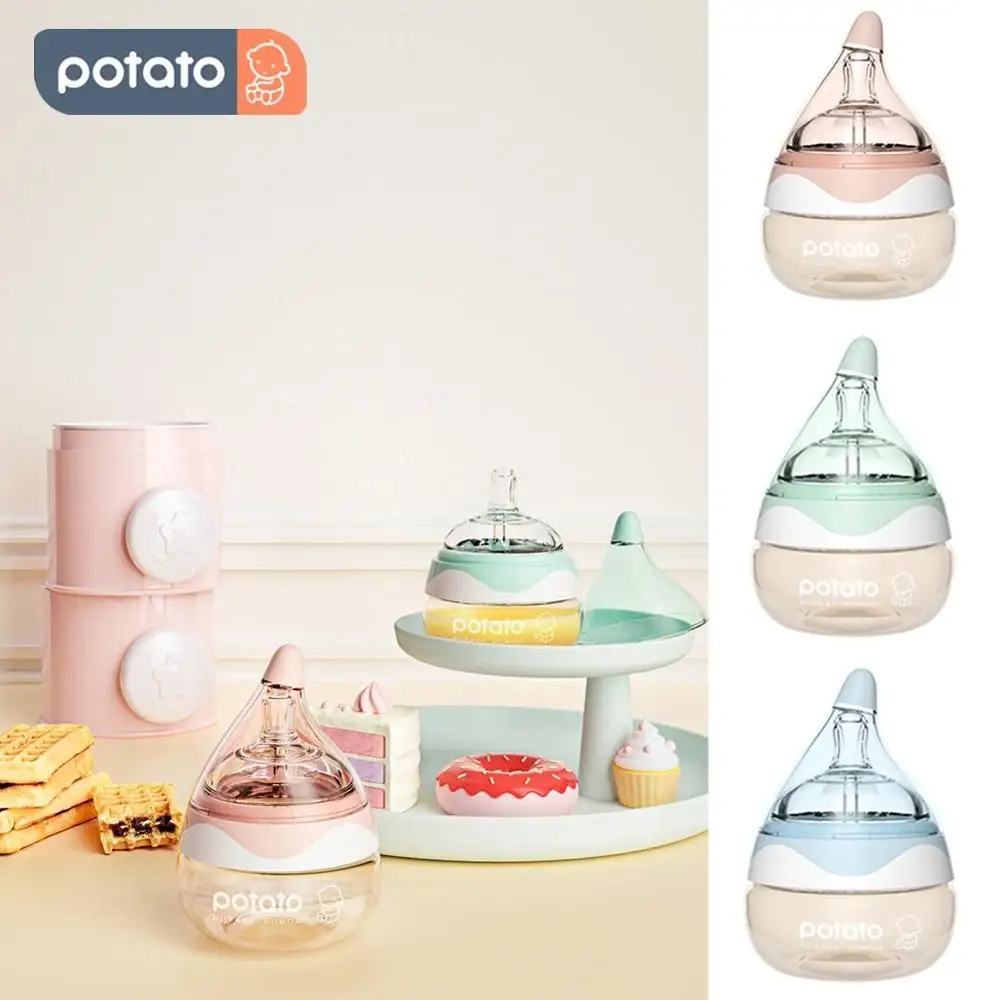 For Newborn Baby Anti Colic Infant Bottles Wide Neck Breast-