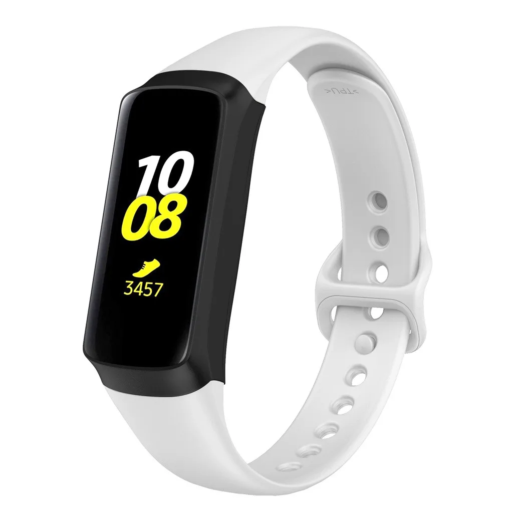 

Smart Accessories Smartwatch strap fashion Sports Soft Silicone Replacement Smart Watch Band Strap for Samsung Galaxy fit