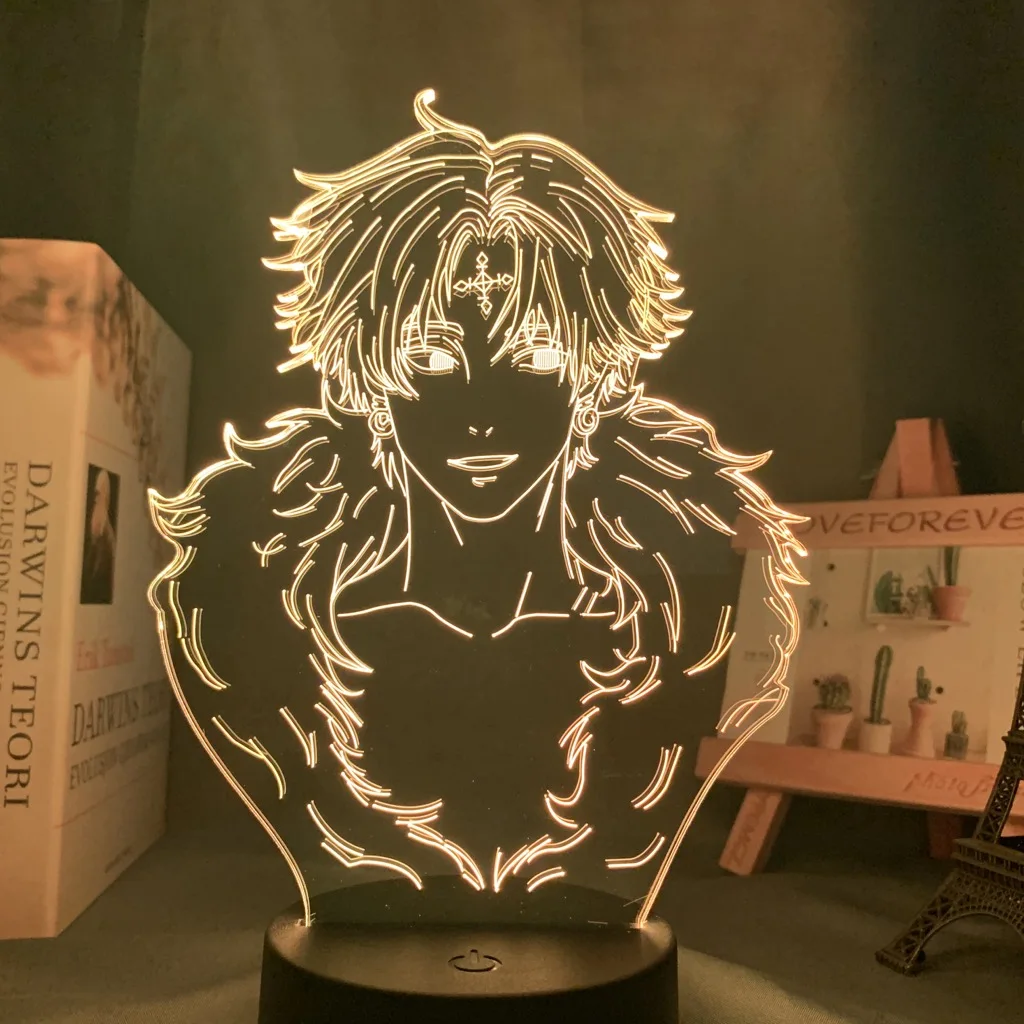 Светодиодный ночсветильник 3D Hunter X с аниме Kulolo настольная лампа для спальни