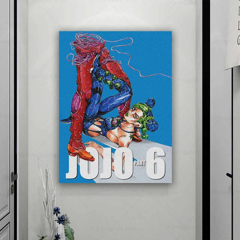 Jolyne Cujoh камень океан Джоджо невероятные украшения дома печать картины настенное