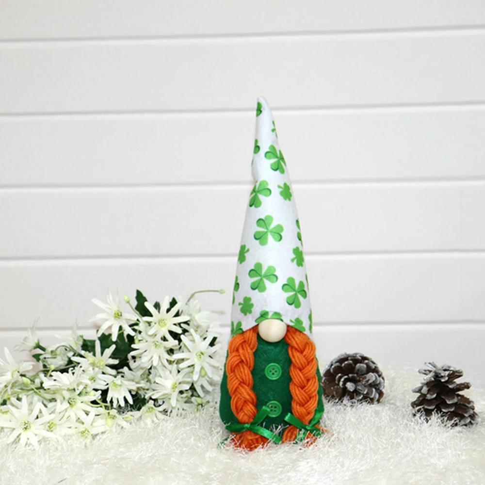 

Spring Easter Collectible Figurine Elf Dwarf Holiday Gift Easter Bunny Gnome Decoration Faceless Doll Easter Plush Dwarf Home