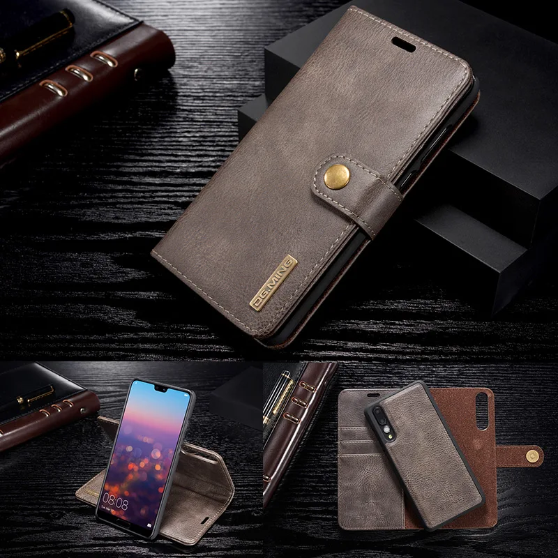 Винтажный откидной Магнитный чехол для Huawei Mate40 30 P20 P30 P40 P50 Pro Lite кожаный съемный
