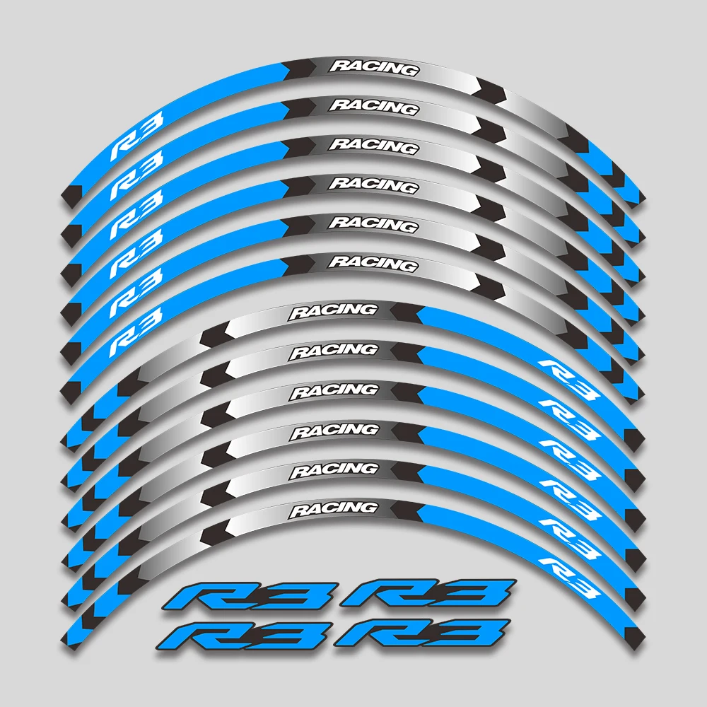 Горячая распродажа высокое качество мотоциклетный обод полоски наклейки