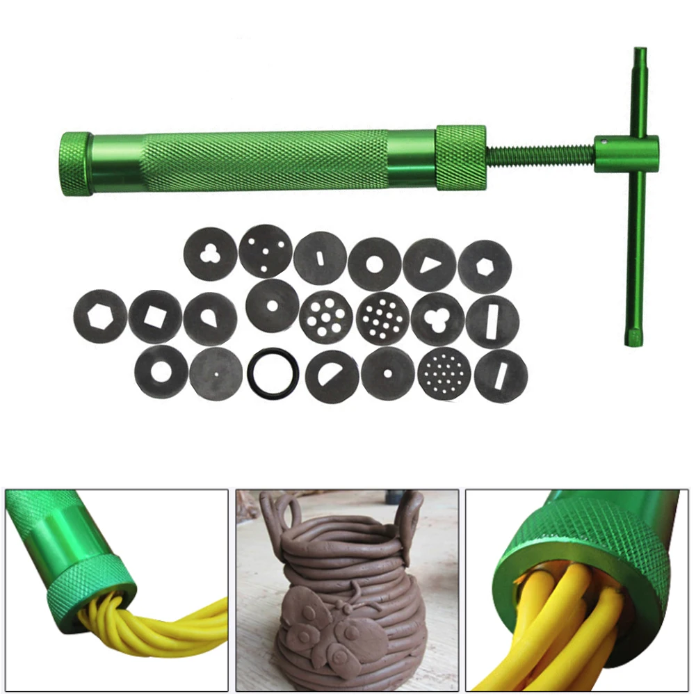 High Quality Green Clay Extruders Sculpture Machine Sugar Paste Extruder Fondant Cake Polymer Tool | Дом и сад