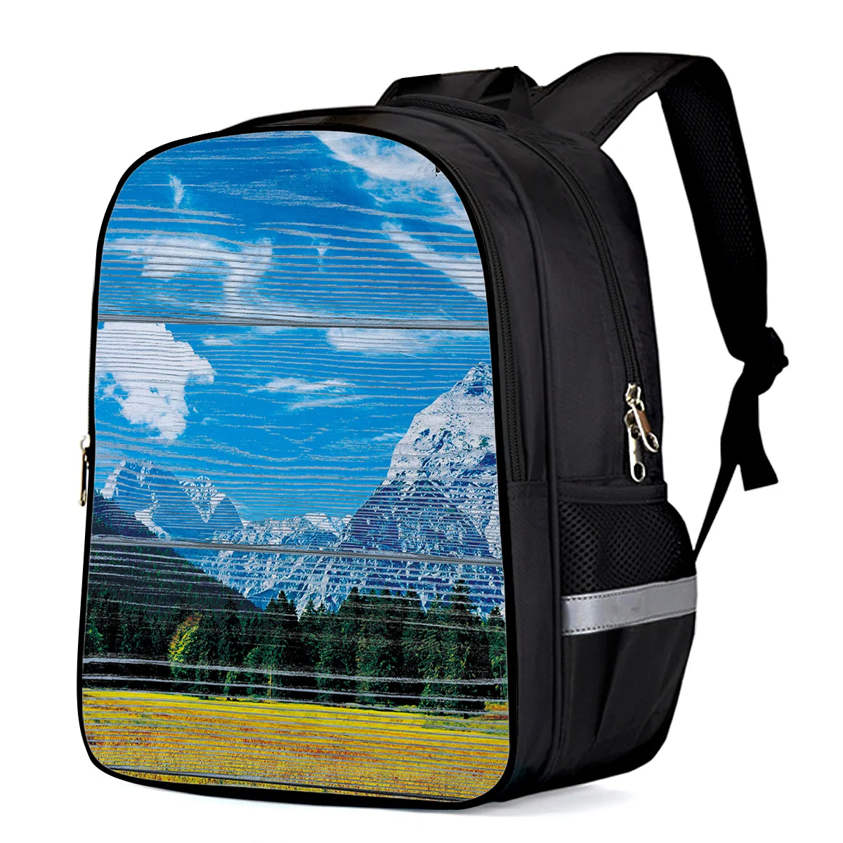 Дикие львы на античном дереве рюкзак детский школьный роскошный Оксфорд дуговой