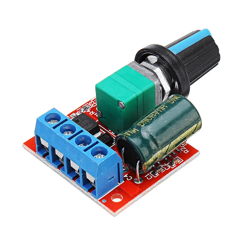 Мини DC-DC мотором 12В Скорость Управление; модуль 5A 90W PWM 4,5 V-35 V DC Регулируемый Скорость контроль регулятора переключатель регулятора 24V
