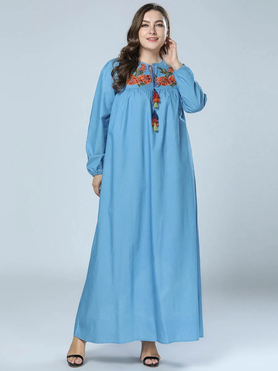 Мусульманское платье мусульманская одежда Женский марокканский кафтан большого