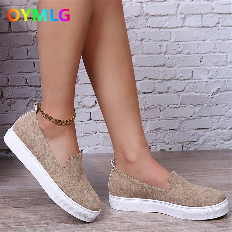 

New loafer shoes one-step women's shoes 2021 spring and autumn all-match flat single shoes casual lazy shoes trend