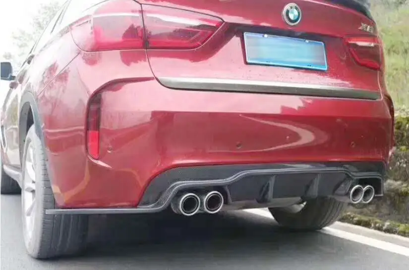 F85 F86 углеродного волокна спереди диффузор губа на задний бампер с боковой юбкой