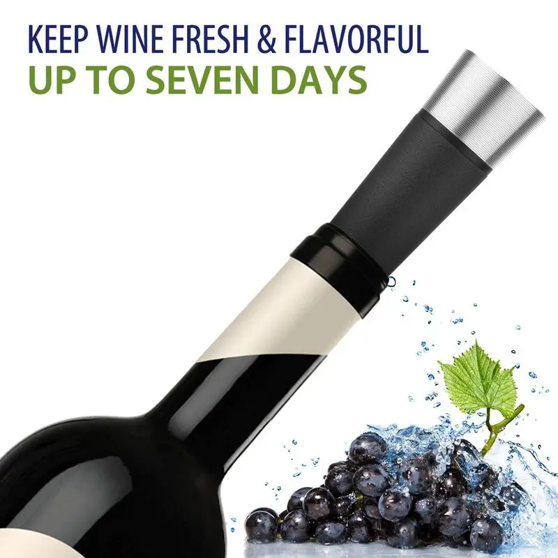 Вакуумная Крышка для винных бутылок многоразовая пробка с винным насосом