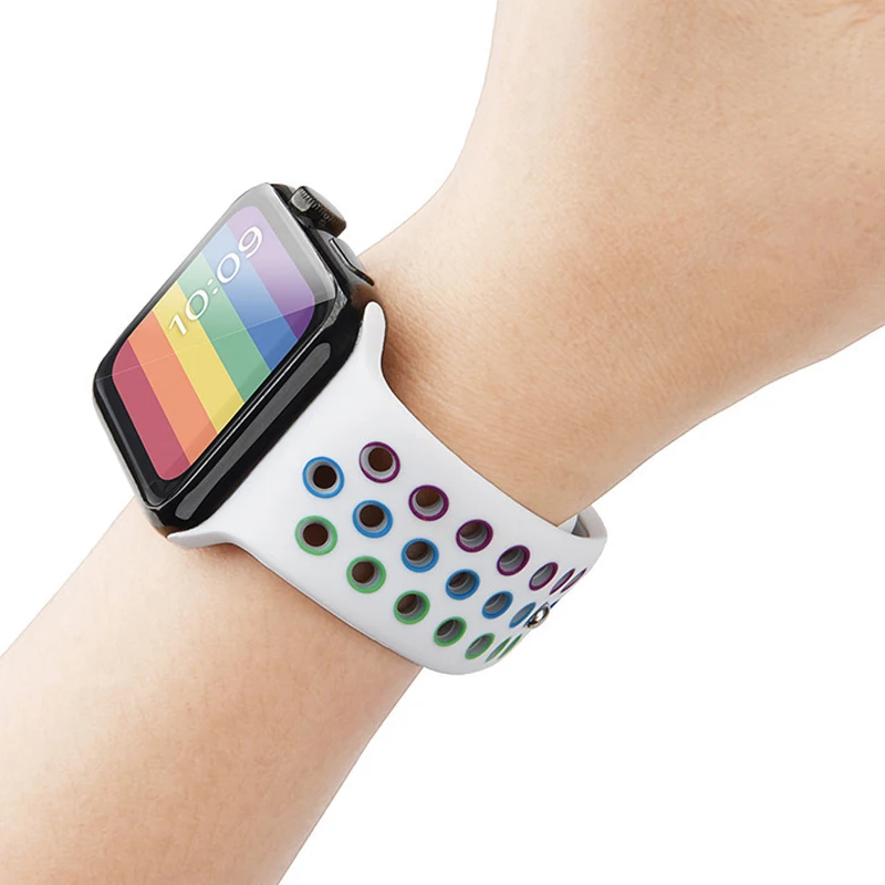 

Clearance!! Silicone Watch strap for apple watch band 44mm 40mm iwatch se/6/5/4/3/2 42mm 38mm Watchband Replacement Bracelet