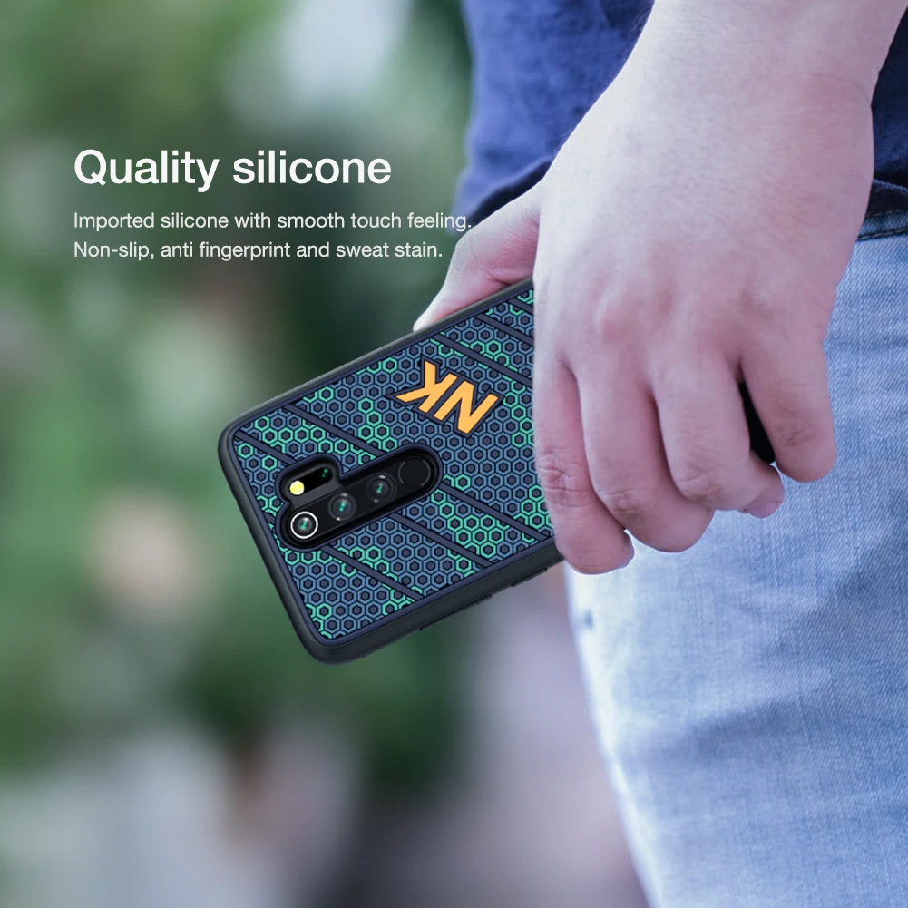 Для Xiaomi Redmi Note 8 Pro NILLKIN силиконовый PC чехол для телефона для Xiaomi Redmi Note 8 TPU 3D рельефный противоударный чехол