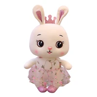 35 95cm little rabbit plush doll doll lace rabbit little white rabbit doll dress rabbit doll girl gift