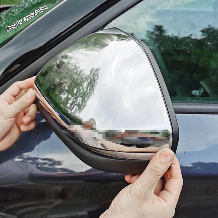 

Lapetus Side Rearview Mirror Cap Rubbing Protective Cover Trim ABS Car Styling Accessories Fit For Ford Explorer 2020 2021