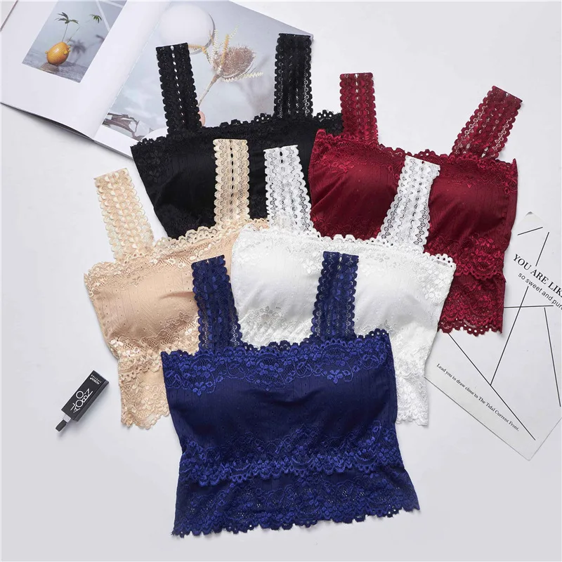 

Бюстгальтер кружевной, с антибликовым покрытием, с запахом на спине