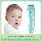 Бесшумная машинка для стрижки волос для детей, триммеры для волос, заряжаемая Водонепроницаемая Профессиональная Беспроводная Машинка для стрижки волос для малышей, детей, младенцев