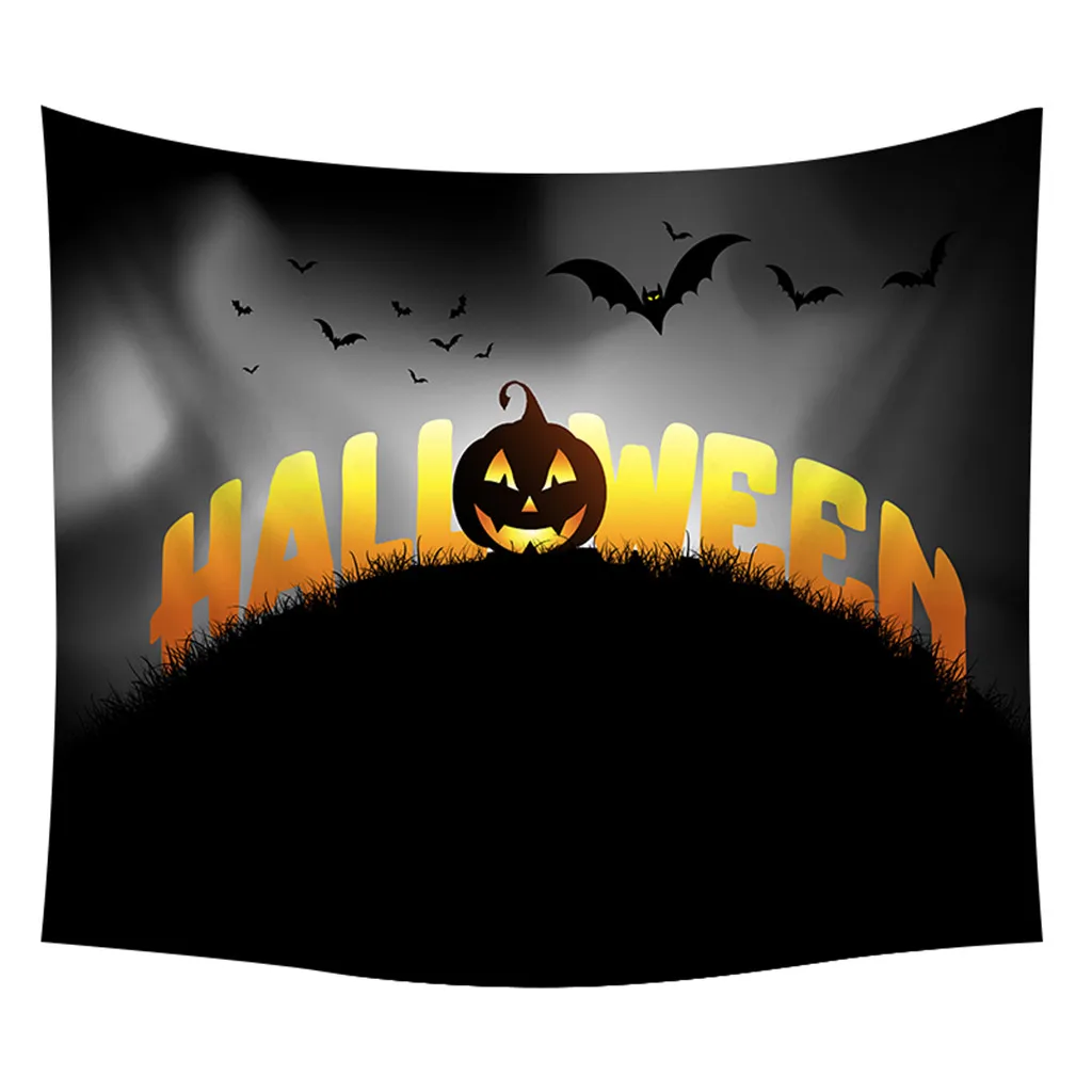 Halloween Pumpkins Tapestry Wall Hanging Sandy Beach Throw Rug Blanket Camping Travel Mattress Bohemian Sleeping Pad | Дом и сад