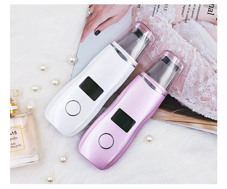 Ультразвуковой ионный Скруббер кожи перезаряжаемый микродермабразия Глубокая