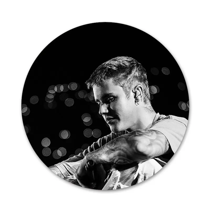 Значки супер звезда для Джастина Бибера 58 мм |