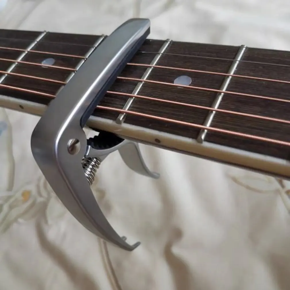

Acoustic Guitar Transpose Clip Ukulele Musical Instrument Accessories Gadget Multicolor Portable Metal Crimping Type Universal