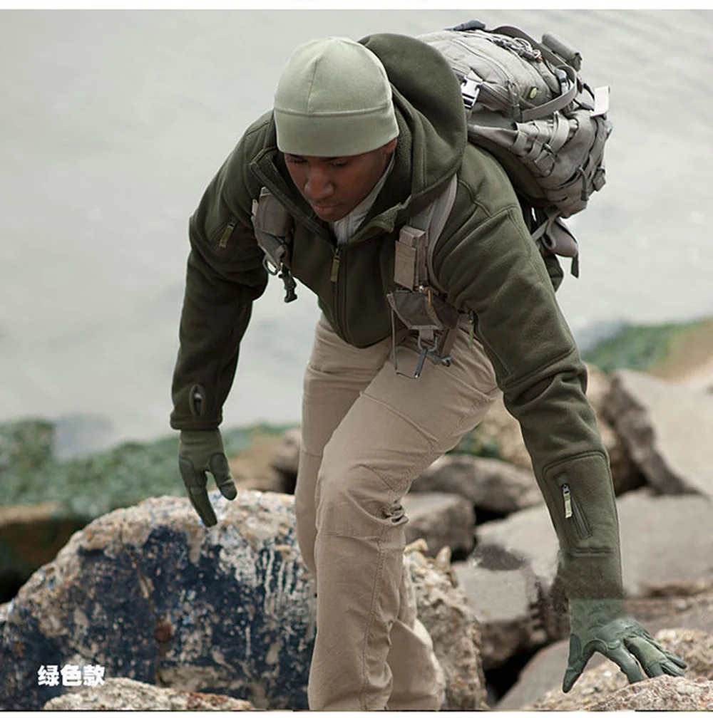 

Outdoor Fleece sports Hat Men Women Camping Hiking Caps Fishing Cycling Hunting Military Tactical Cap Warm Windproof Winter Cap