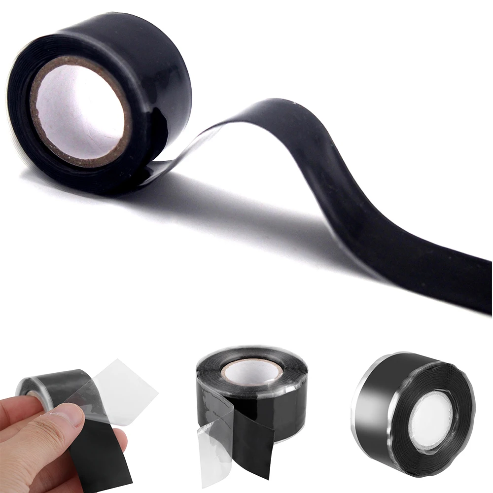 

1Pcs 3M temperature silicone repair tape waterproof anti-electricity high self-adhesive tape garden tap water pipe tool