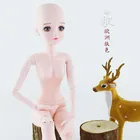 2020 горячая Распродажа 60 см BJD кукла 20 Совместное подвижный голая кукла голая лысый Тело Макияж 4D моделирования и аппликацией в виде глаз с длинными ресницами девочка игрушка в подарок