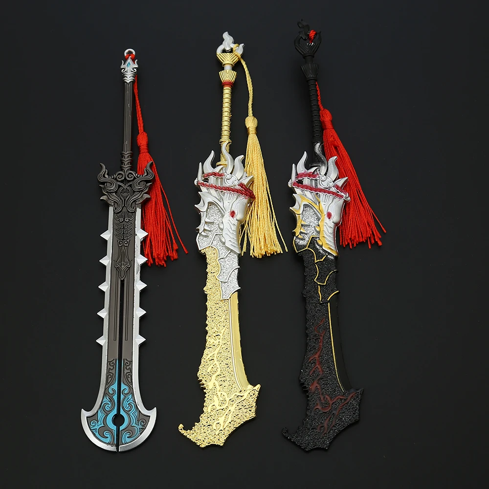 22 см Naraka Bladepoint аниме манга игровой периферический брелок сплав Нож Меч Модель