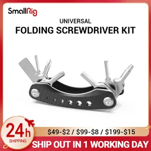 Набор складных инструментов SmallRig Складная отвертка, лезвия для цифровой зеркальной фотокамеры, черный светильник вес, карманный дизайн 2363